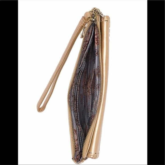 Hobo Pocket Leather Wristlet, NWT - Picture 4 of 5